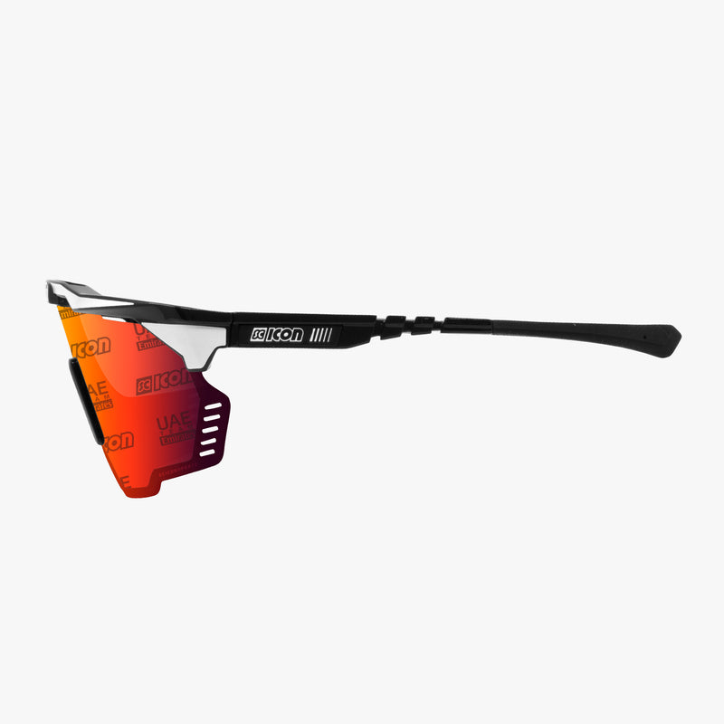 Scicon Occhiali Sportivi Aeroshade Kunken Nero Bianco/Lenti Rosse Economico