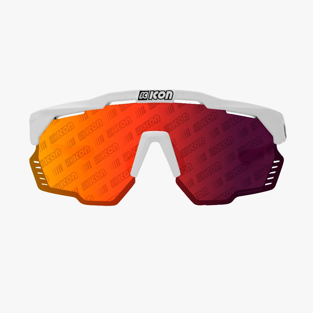 Scicon Occhiali Sportivi Aeroshade Kunken Bianco/Lenti Rosse Outlet