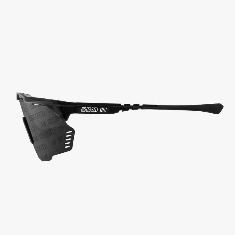 Scicon Occhiali Sportivi Aeroshade Kunken Nero/Lenti Argento Saldi Di Fabbrica