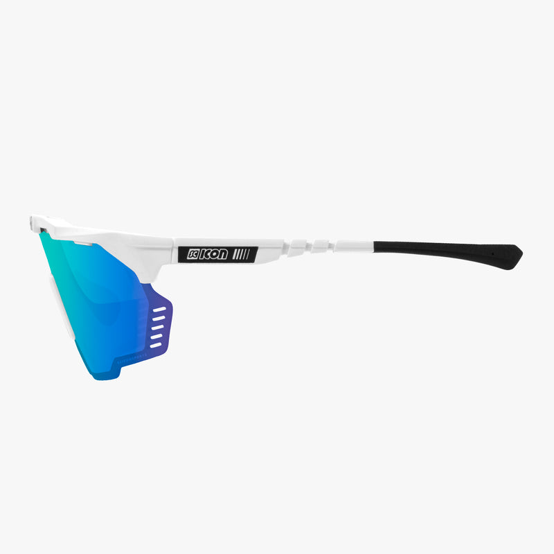 Scicon Aeroshade Kunken Occhiali Ciclismo Bianco/Blu Qualità Garantita
