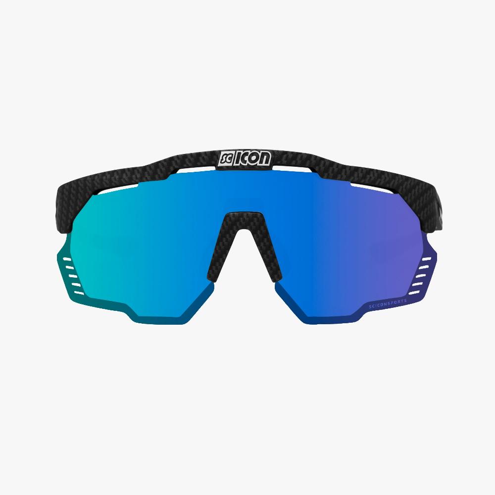 Scicon Aeroshade Kunken Occhiali Ciclismo Carbon Opaco/Blu Acquista Ora