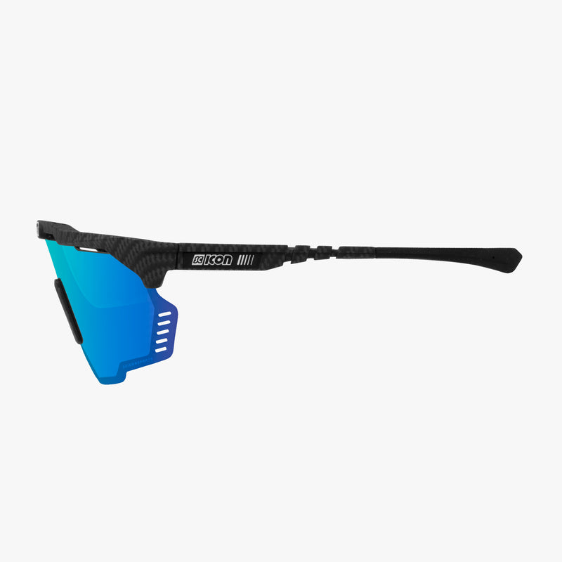 Scicon Aeroshade Kunken Occhiali Ciclismo Carbon Opaco/Blu Acquista Ora