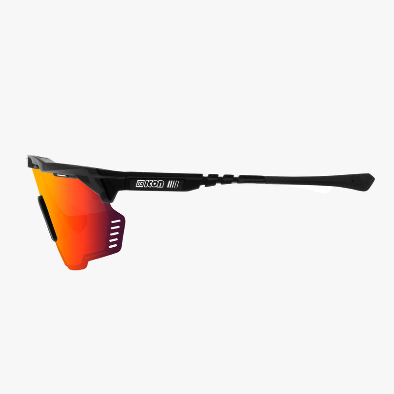 Scicon Aeroshade Kunken Occhiali Ciclismo Nero/Rosso Promozione Limitata