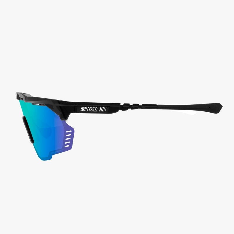 Scicon Aeroshade Kunken Occhiali Ciclismo Nero/Blu Moda