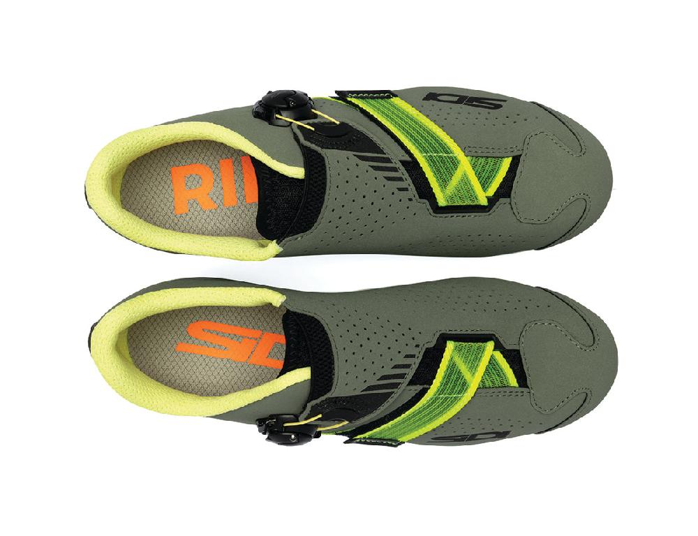 Sidi MTB AERTIS - military - yellow / Regular / 36 Vendita Calda