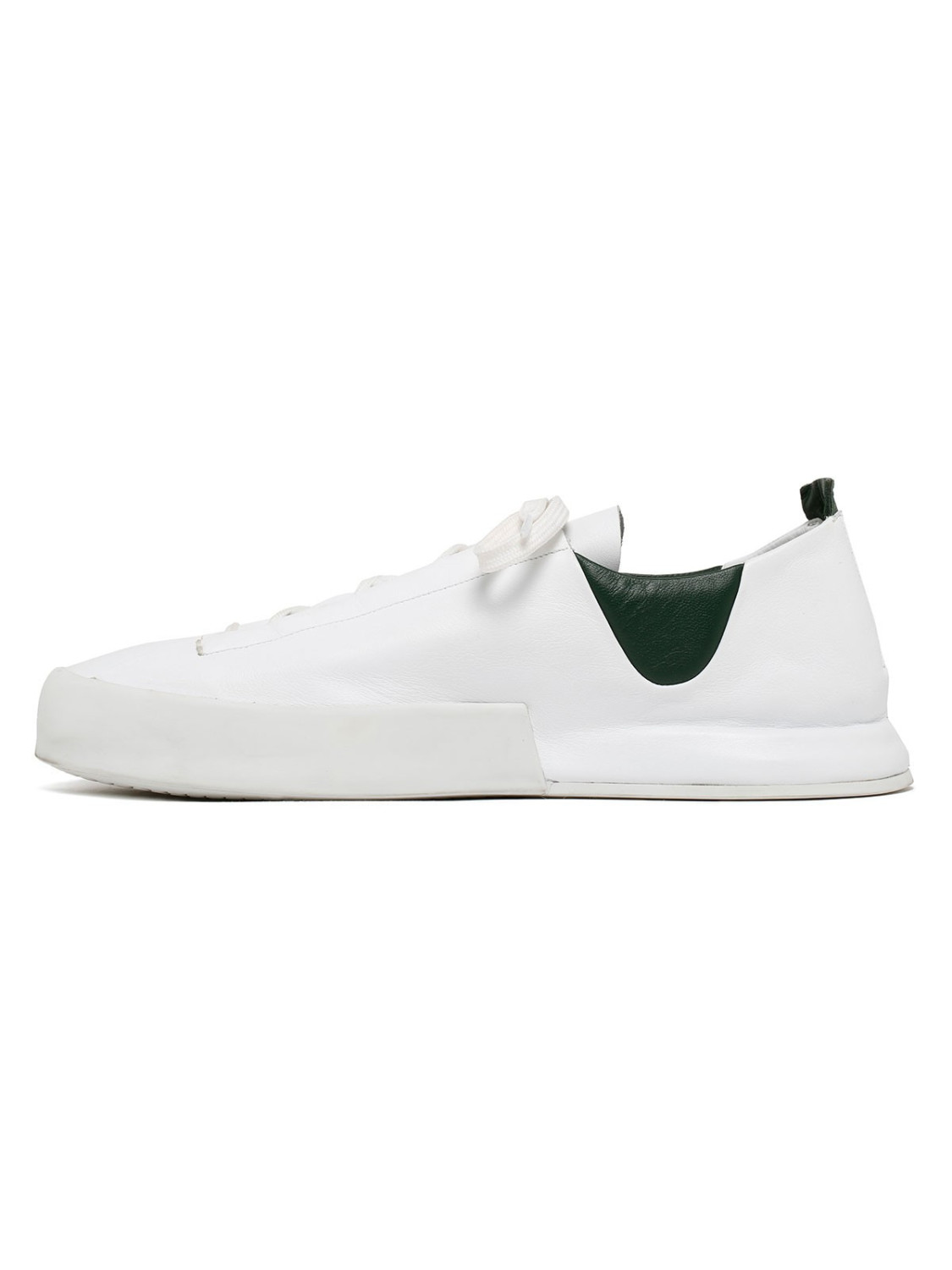 Silvano Sassetti Sneakers Durante bianco e verde Saldi Di Fabbrica