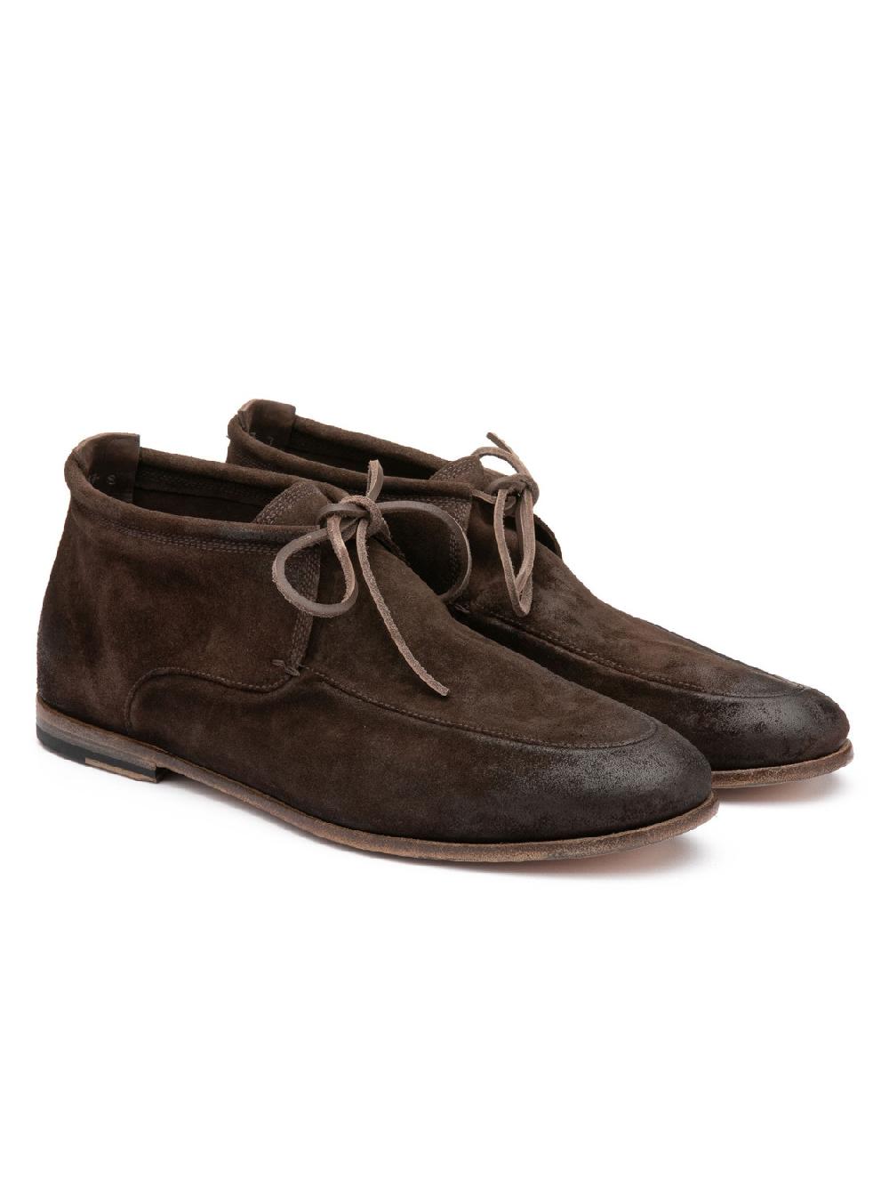 Silvano Sassetti Stivaletti Chukka in suede marrone scuro In Saldo