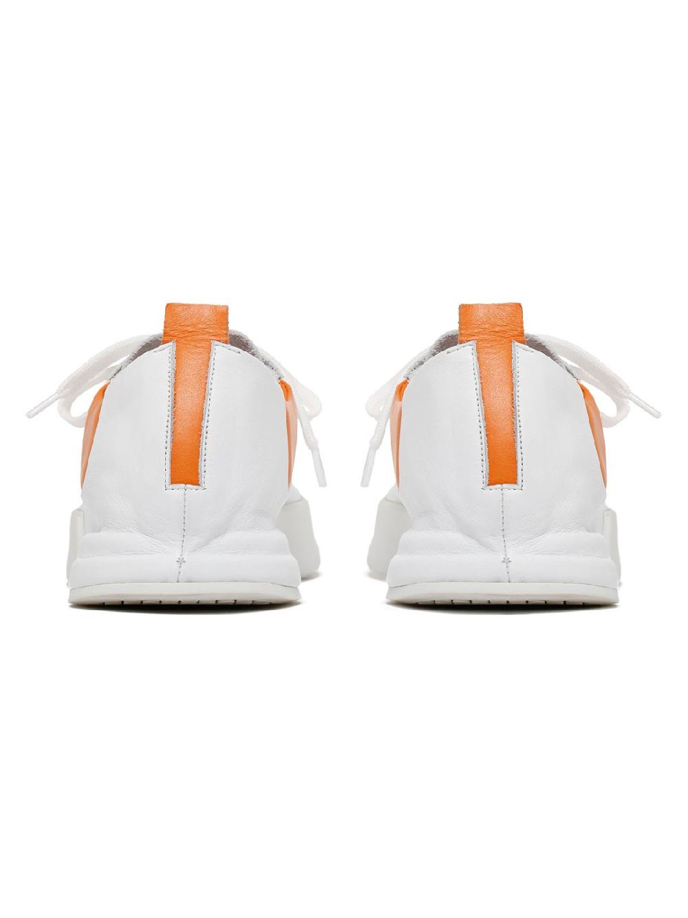 Silvano Sassetti Sneakers Incerti bianco e arancione 2025