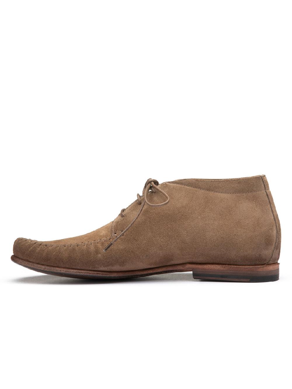 Silvano Sassetti Stivaletti in suede color brandy In Linea