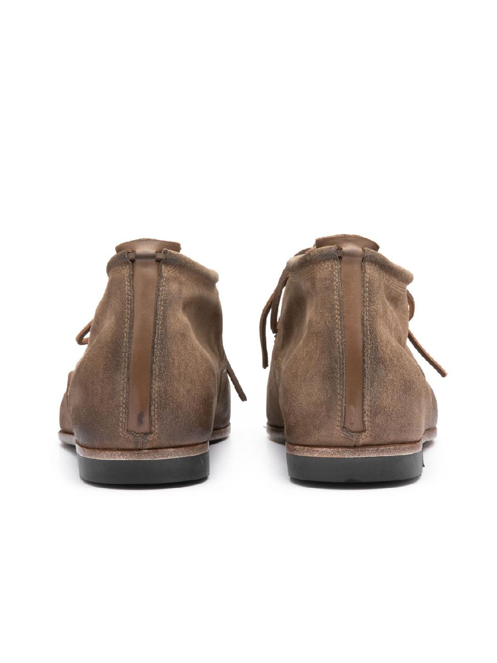 Silvano Sassetti Stivaletti Chukka in suede color argilla Qualità