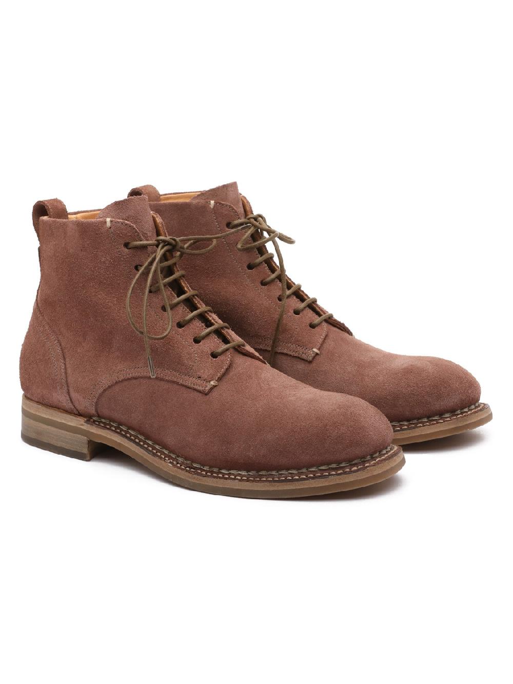 Silvano Sassetti Stivaletti in suede marrone Consegna Veloce
