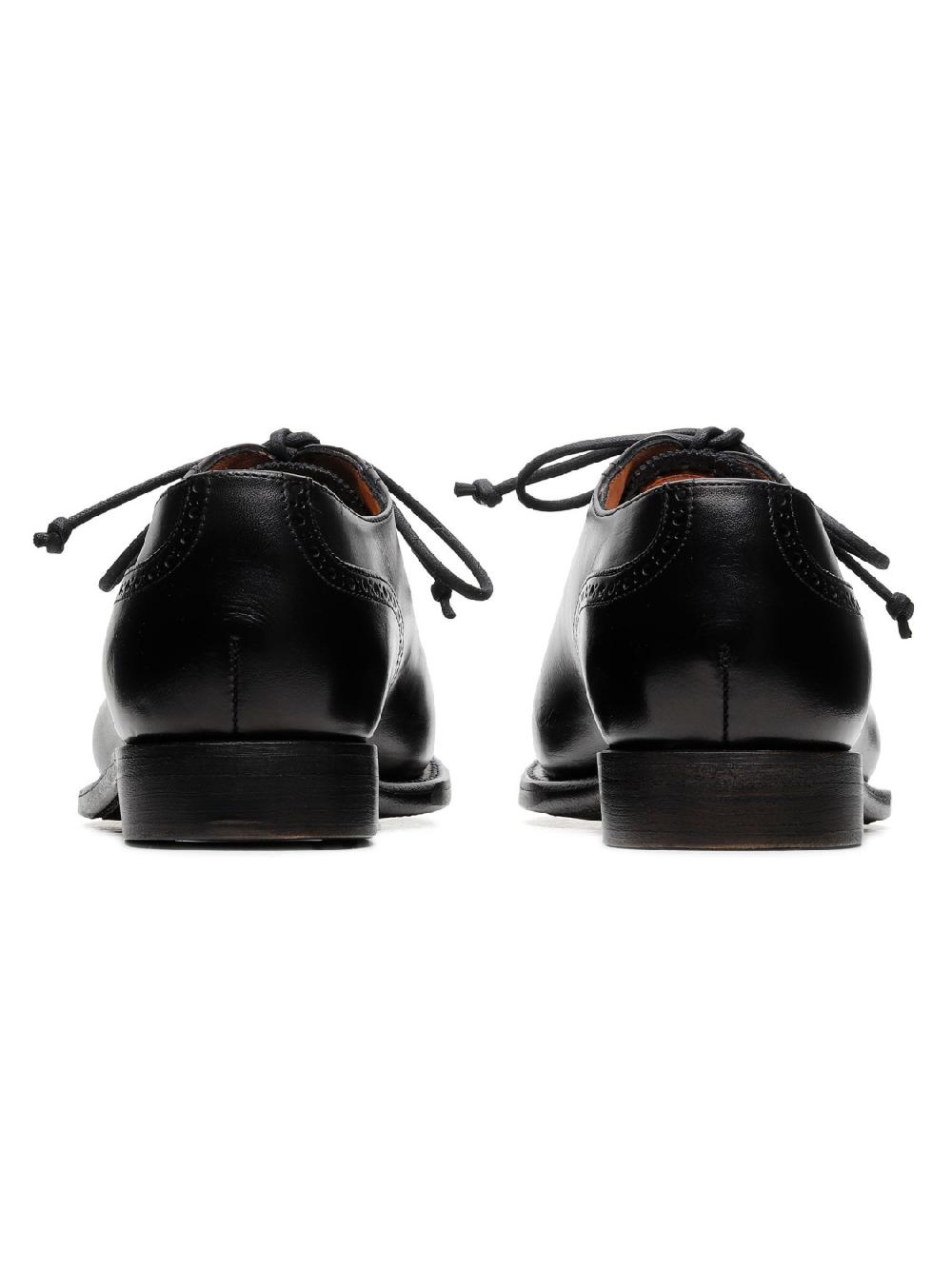 Silvano Sassetti Scarpe stringate Lione in pelle nera Prezzo Ridotto