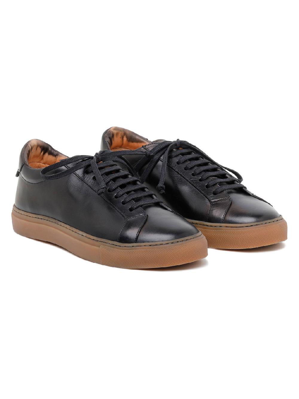 Silvano Sassetti Sneaker Romilly in pelle nera Convenienza