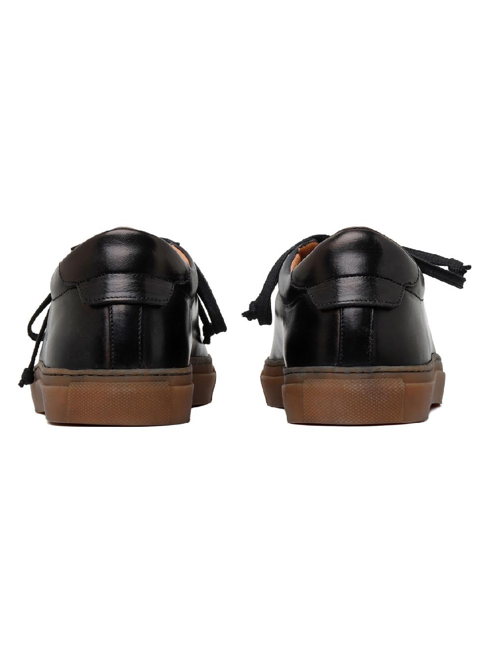 Silvano Sassetti Sneaker Romilly in pelle nera Convenienza