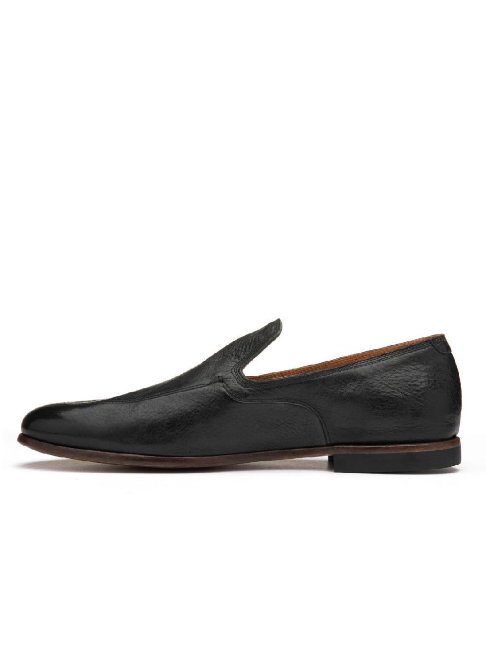 Silvano Sassetti Mocassini in pelle nera Sconto