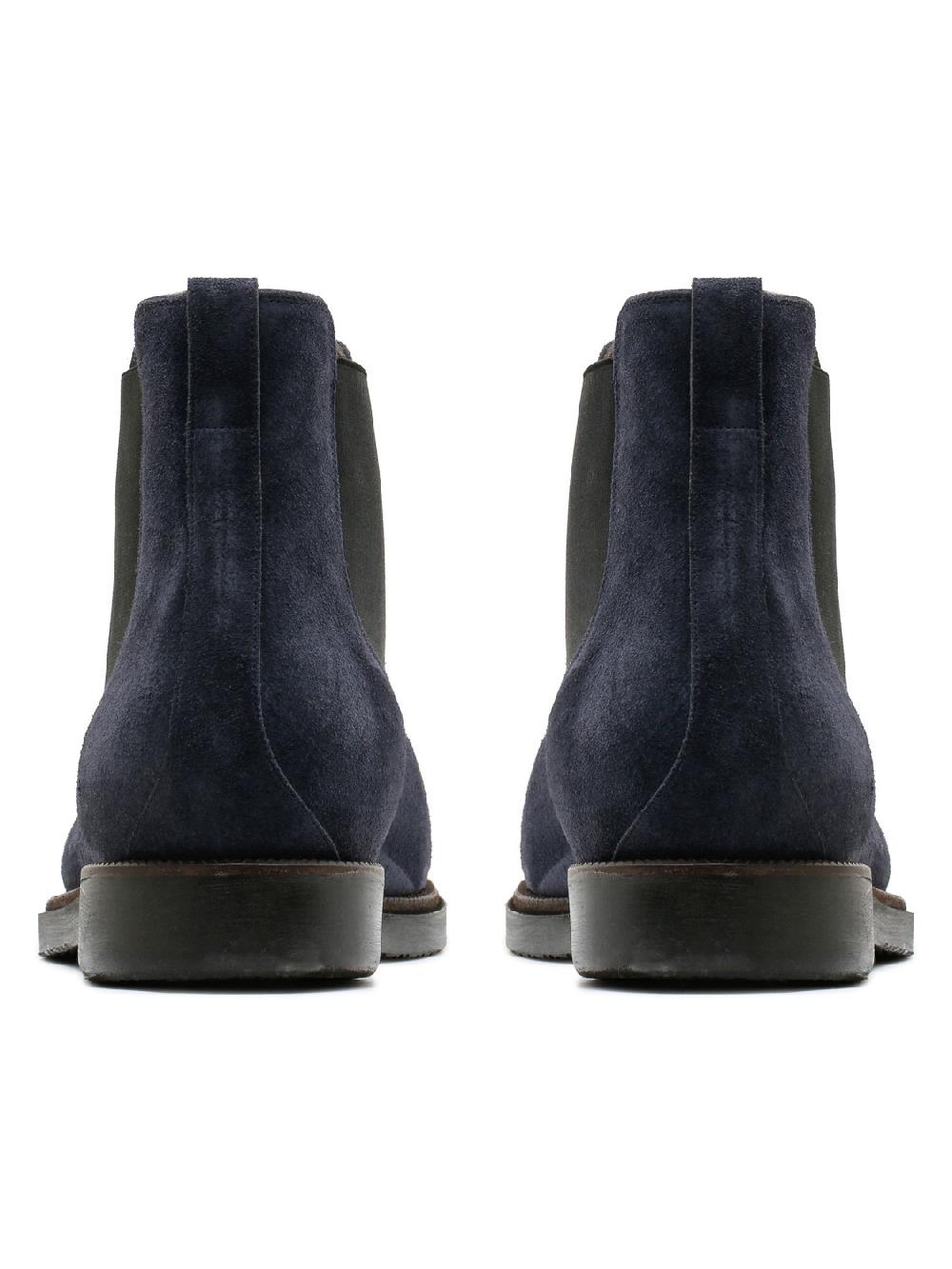 Silvano Sassetti Stivaletti in suede blu Offerte