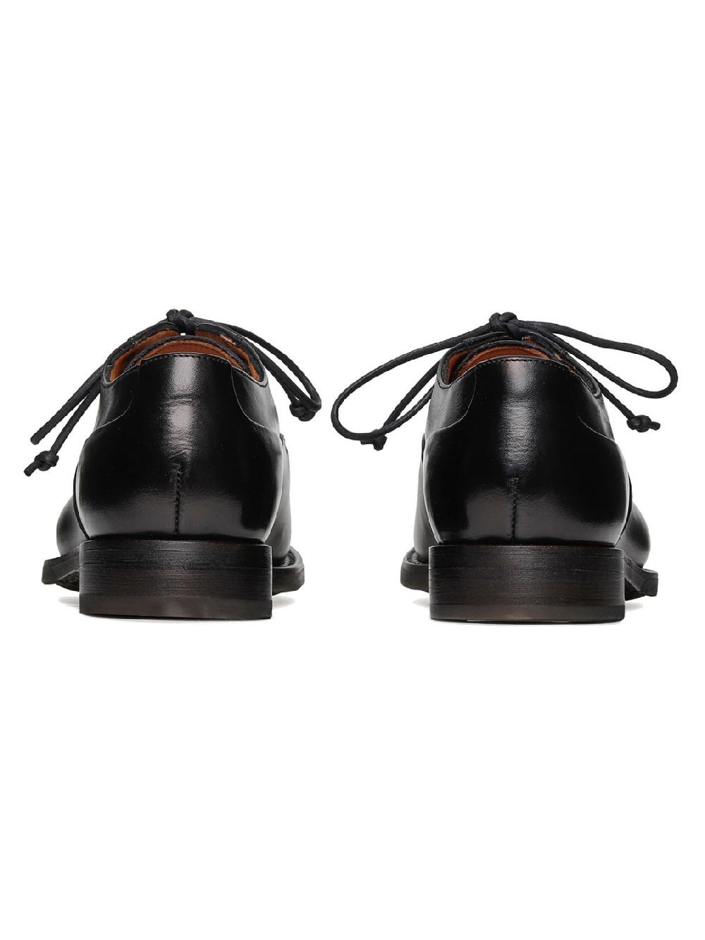 Silvano Sassetti Scarpe Derby Firenze in pelle nera Spedizione gratuita