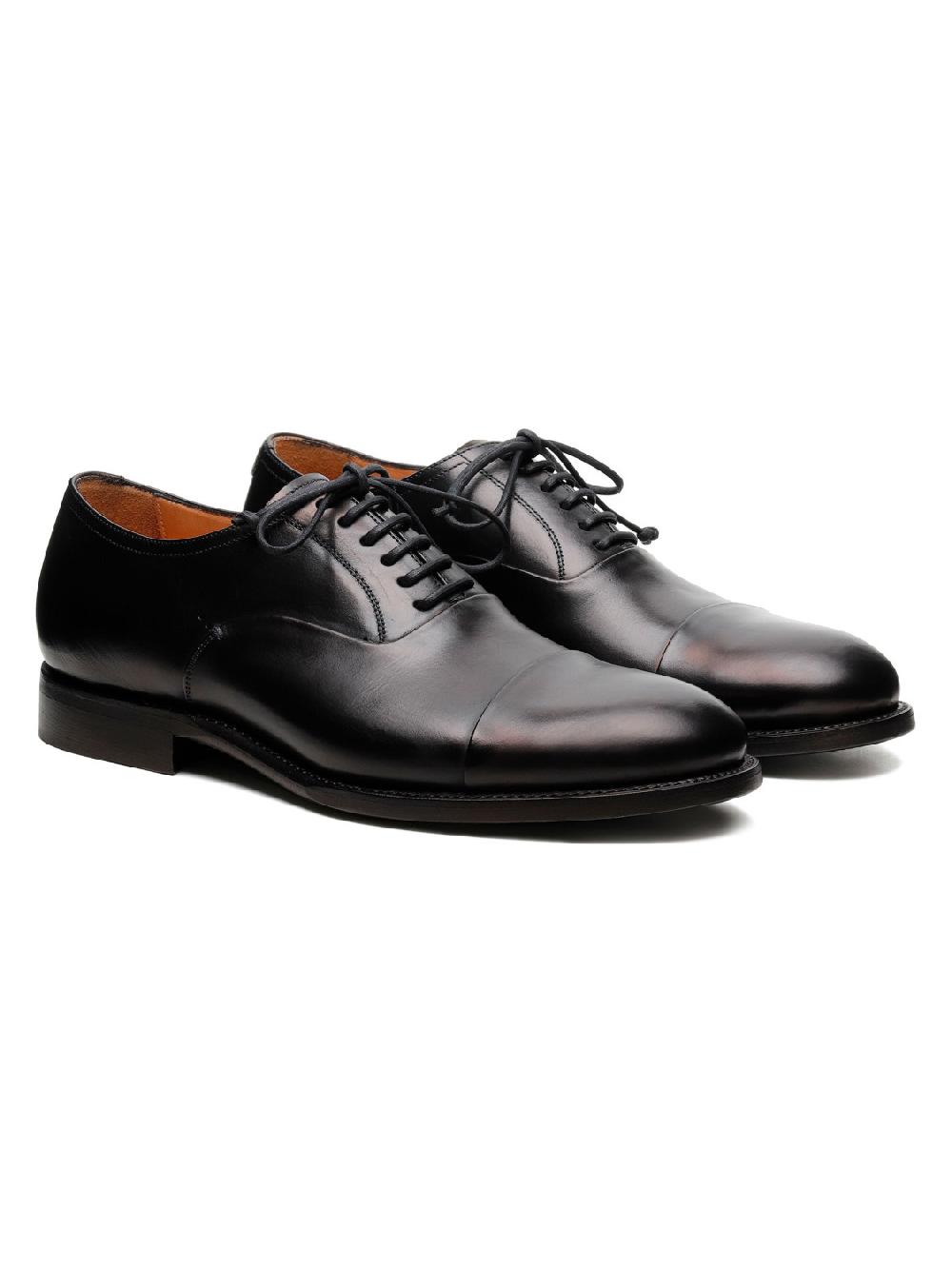 Silvano Sassetti Scarpe Derby Parigi in pelle nera Qualità Garantita