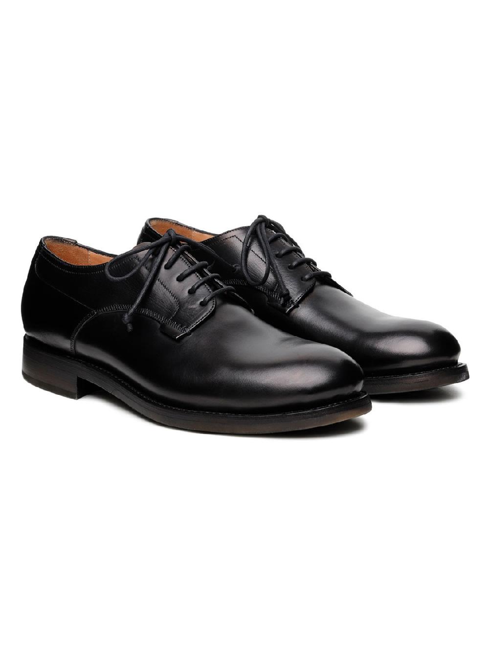 Silvano Sassetti Scarpe Derby Zurigo in pelle nera Negozi Online