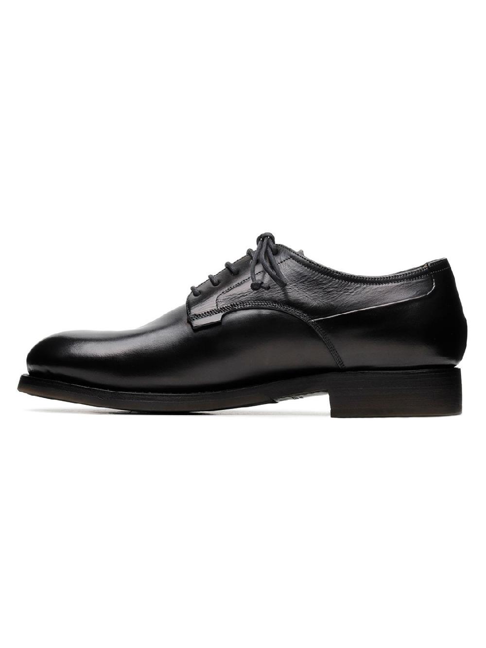 Silvano Sassetti Scarpe Derby Zurigo in pelle nera Negozi Online