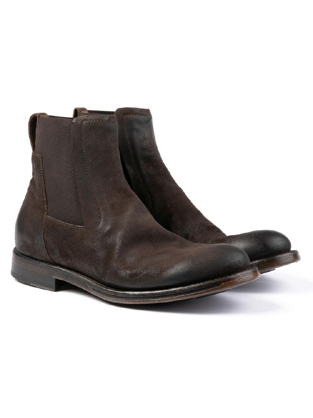 Silvano Sassetti Stivaletti in suede marrone Consegna Veloce