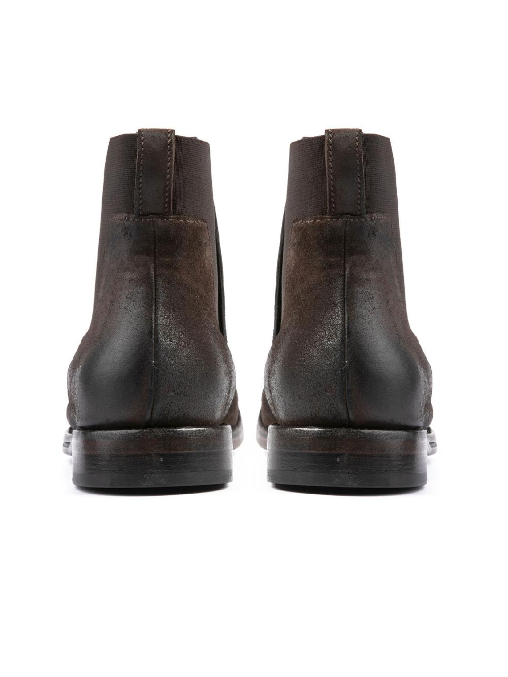 Silvano Sassetti Stivaletti in suede marrone Consegna Veloce