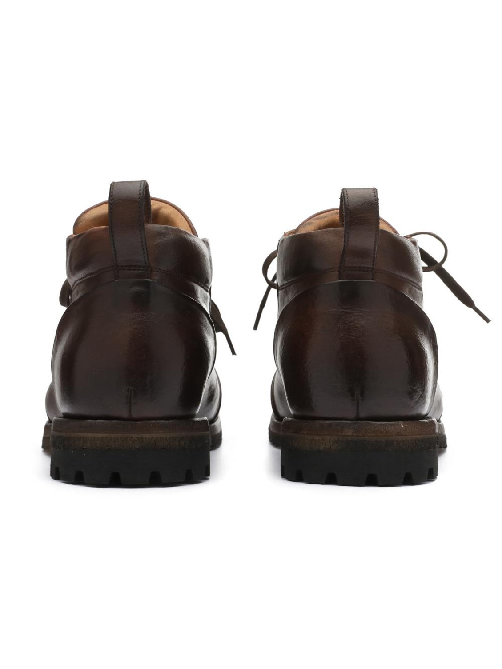 Silvano Sassetti Stivaletti in pelle marrone Sconto