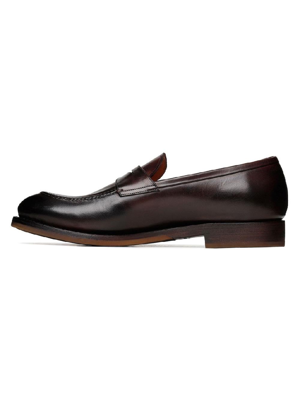 Silvano Sassetti Mocassini Bologna in pelle testa di moro Outlet