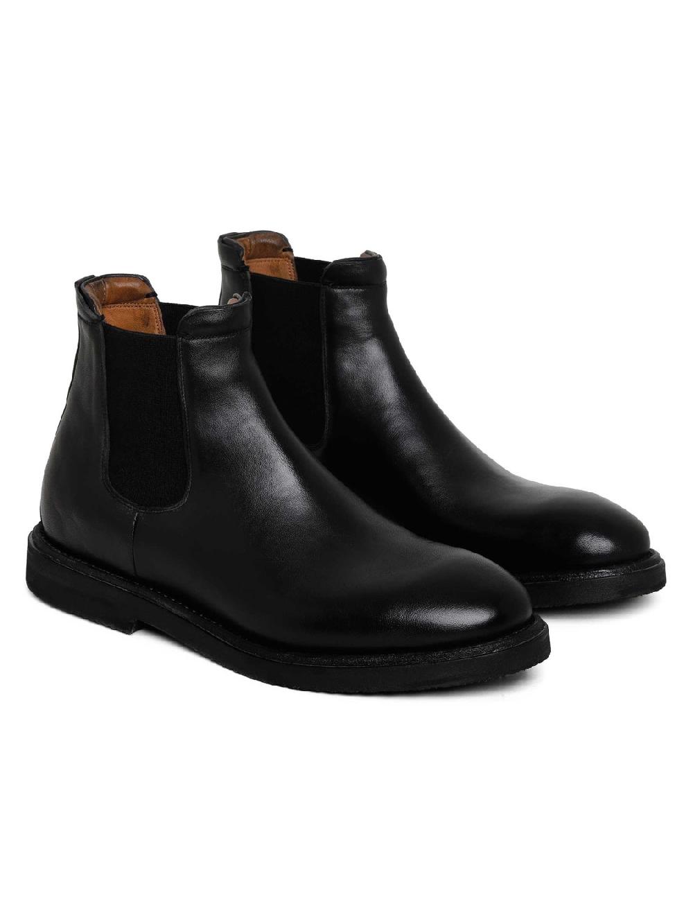 Silvano Sassetti Stivaletti Beatles in pelle nera Hotsell