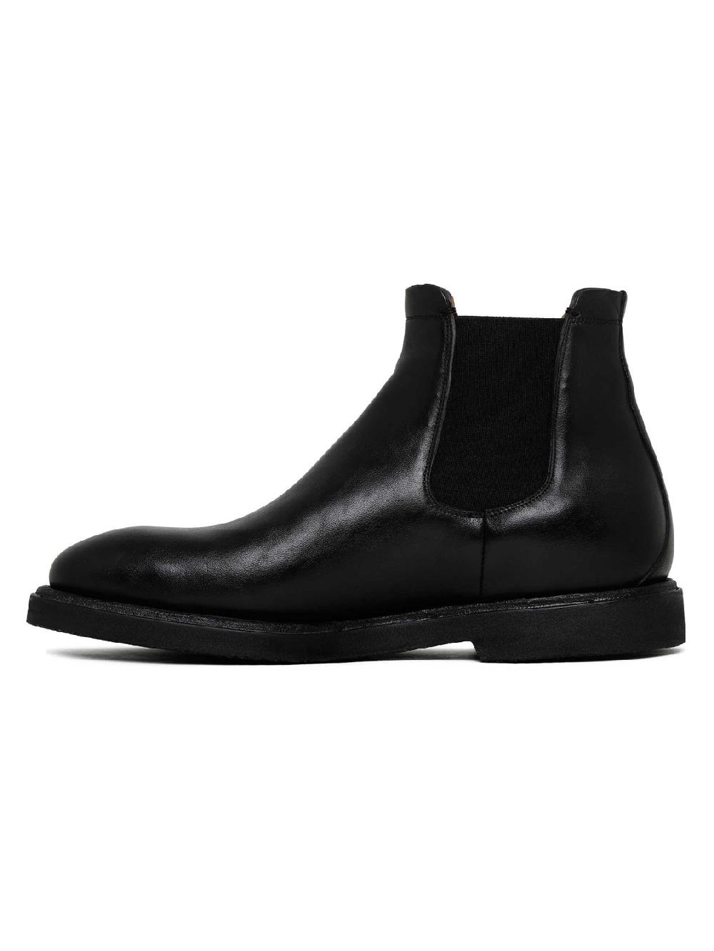 Silvano Sassetti Stivaletti Beatles in pelle nera Hotsell