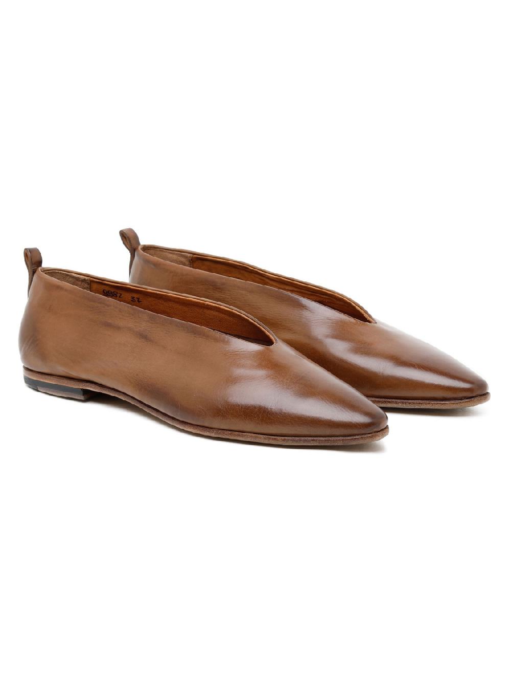 Silvano Sassetti Slippers in vitello spazzolato marrone Spedizione Gratuita