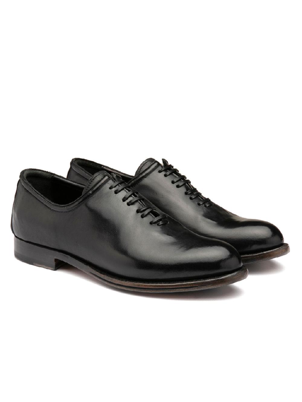 Silvano Sassetti Scarpe Oxford in pelle nera Qualità Garantita