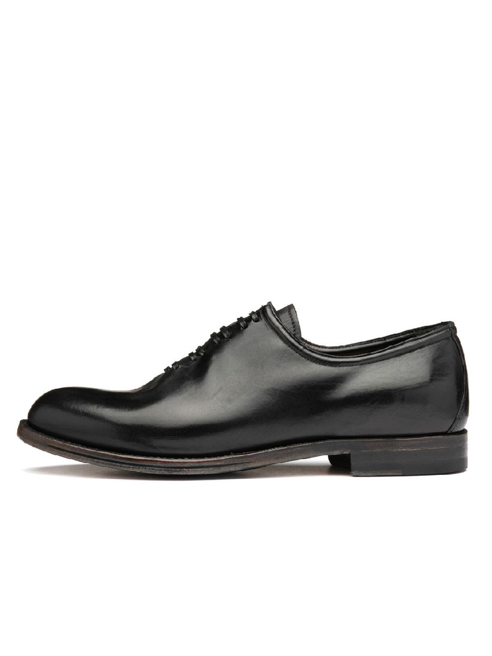 Silvano Sassetti Scarpe Oxford in pelle nera Qualità Garantita