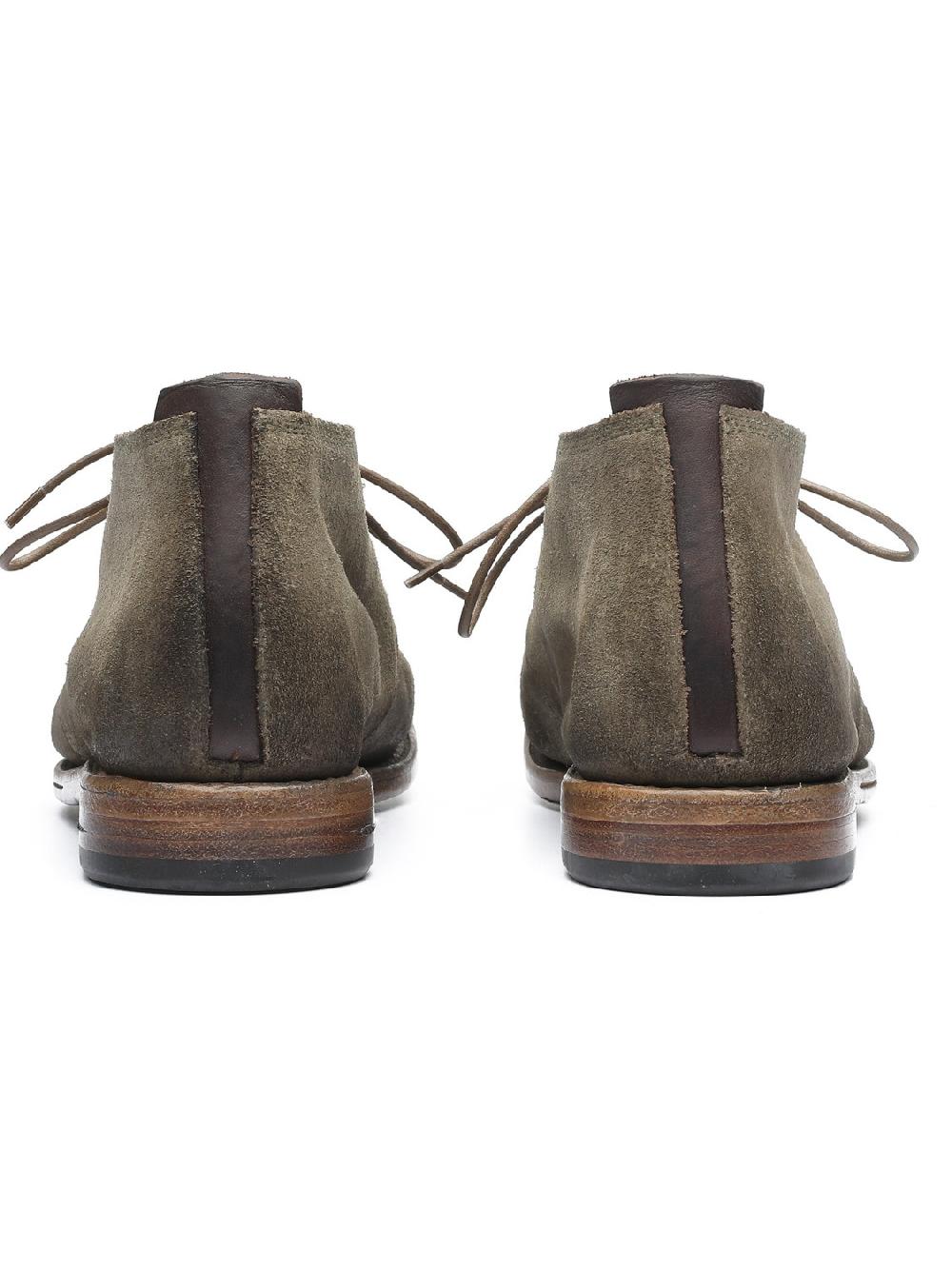 Silvano Sassetti Stivaletti in suede color kaki Promozione Limitata