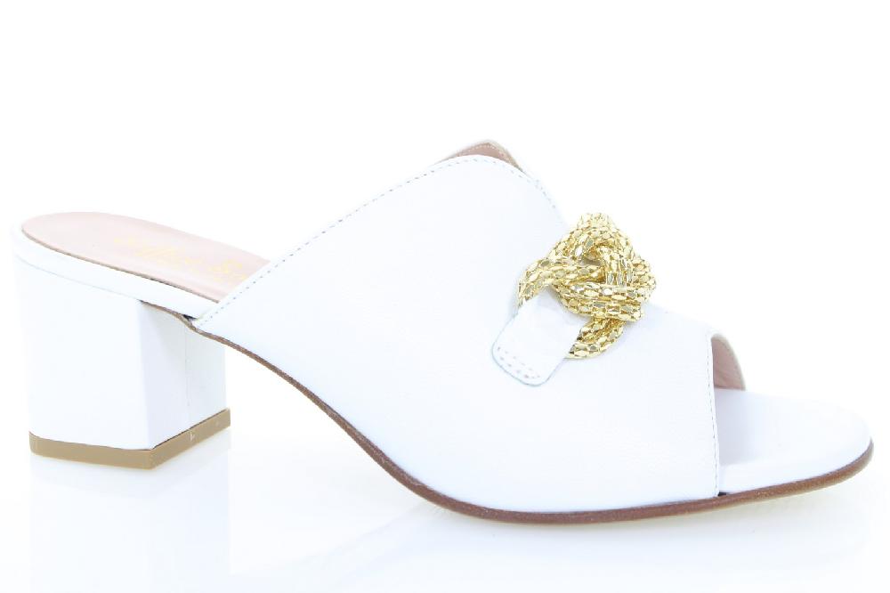 Soffice Sogno Sabot in pelle con access. catena Consegna Veloce