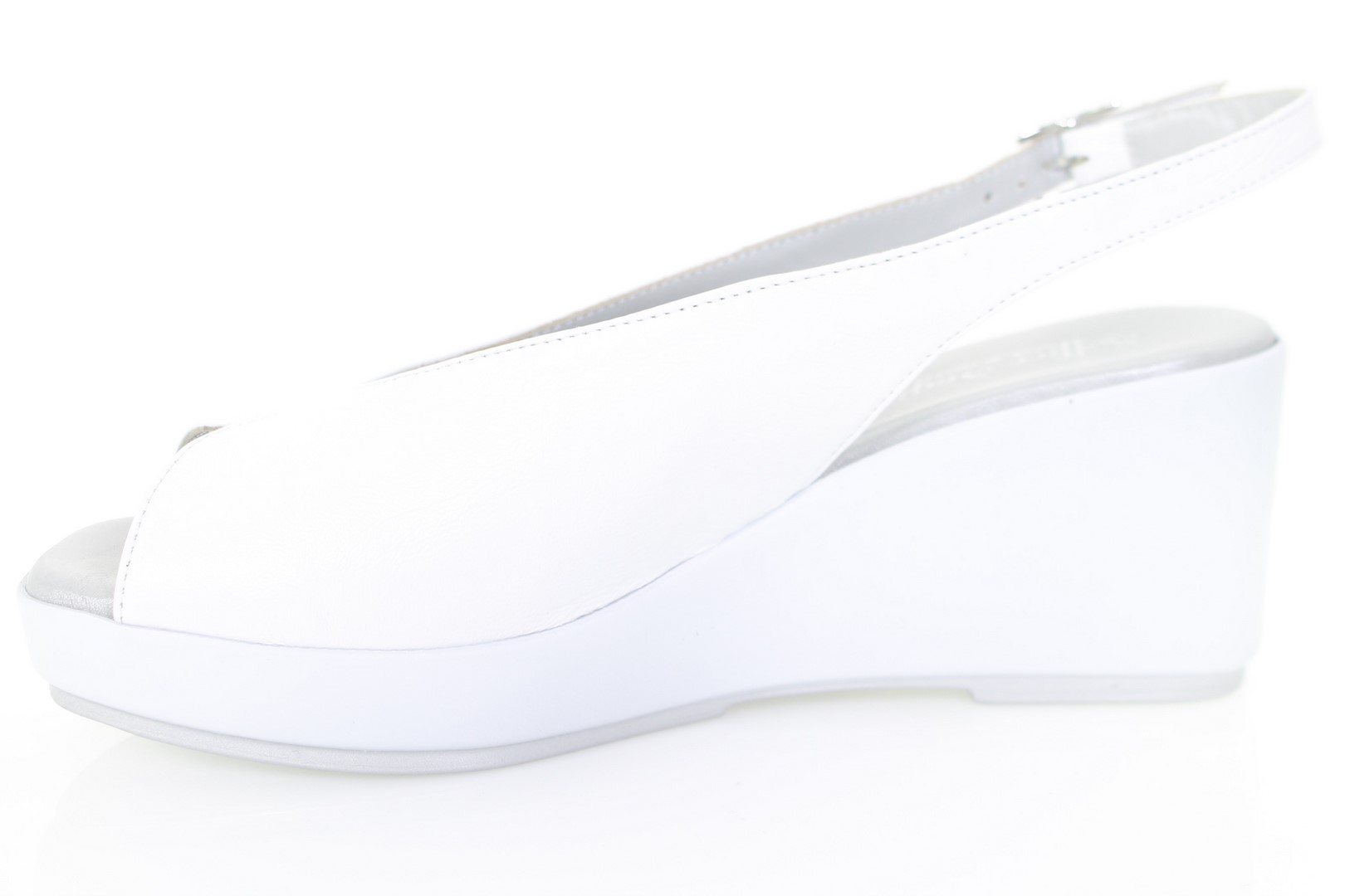 Soffice Sogno Sandalo in pelle su zeppa Shopping Online