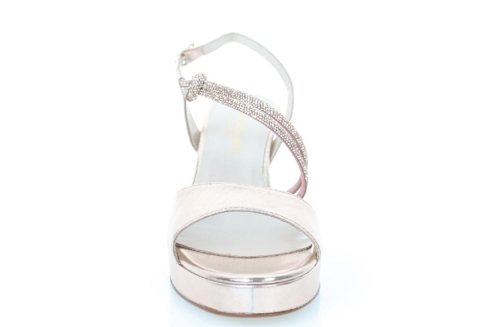 Soffice Sogno Sandalo elegante in pelle laminata Sottocosto