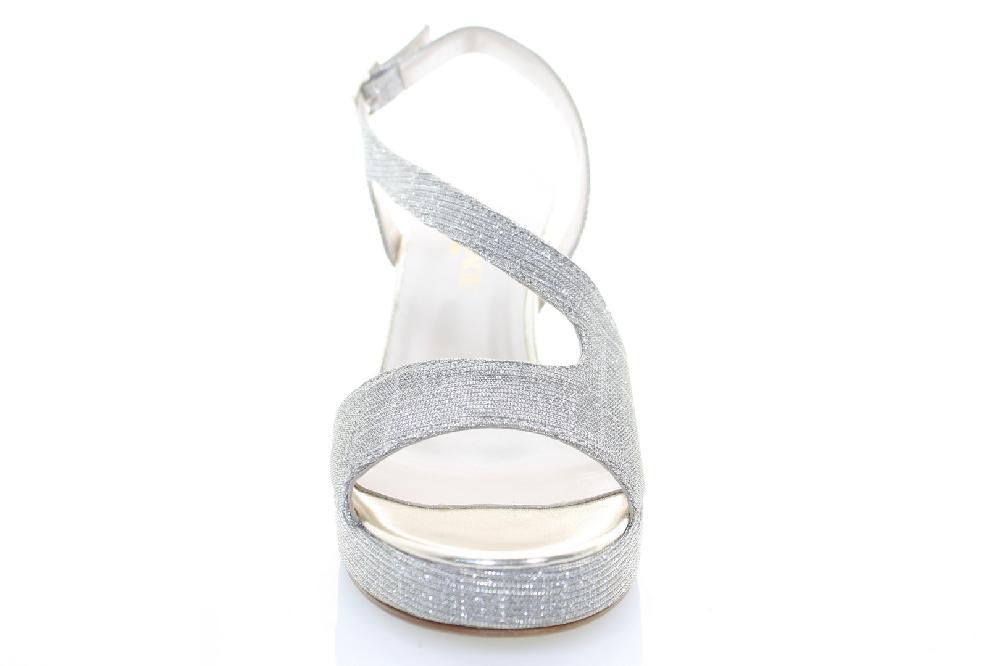 Soffice Sogno Sandalo in tessuto effetto glitter Nuovo