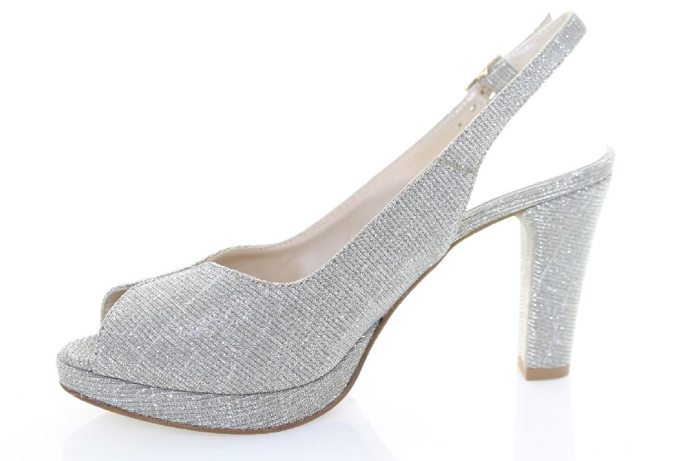 Soffice Sogno Sandalo in tessuto effetto glitter Saldi Di Fabbrica