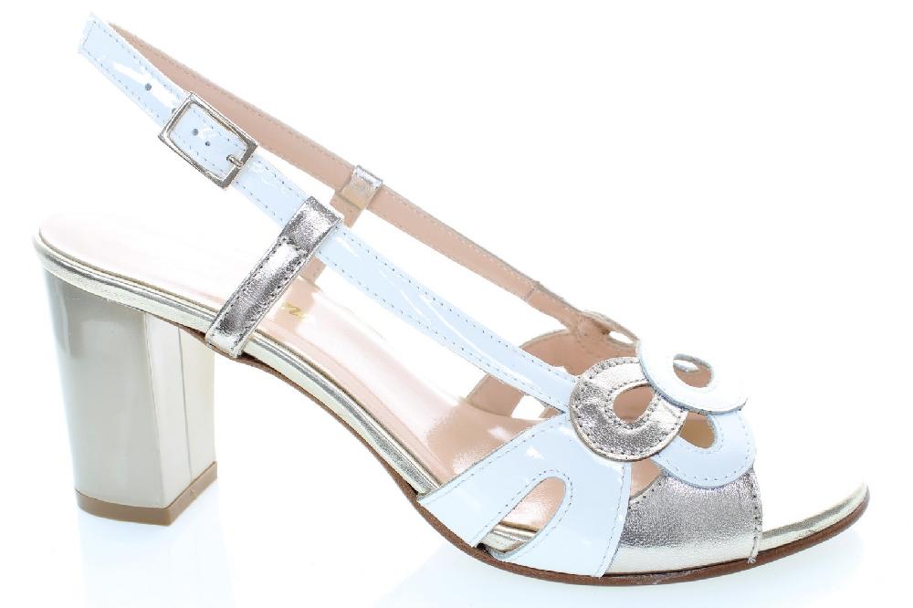 Soffice Sogno Sandalo in pelle laminata e vernice Promozione Limitata