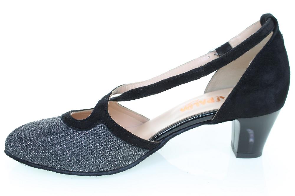 Soffice Sogno Scarpa da ballo in tessuto glitter Saldi