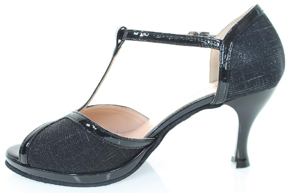 Soffice Sogno Sandalo da ballo in tessuto glitter Saldi Di Fabbrica