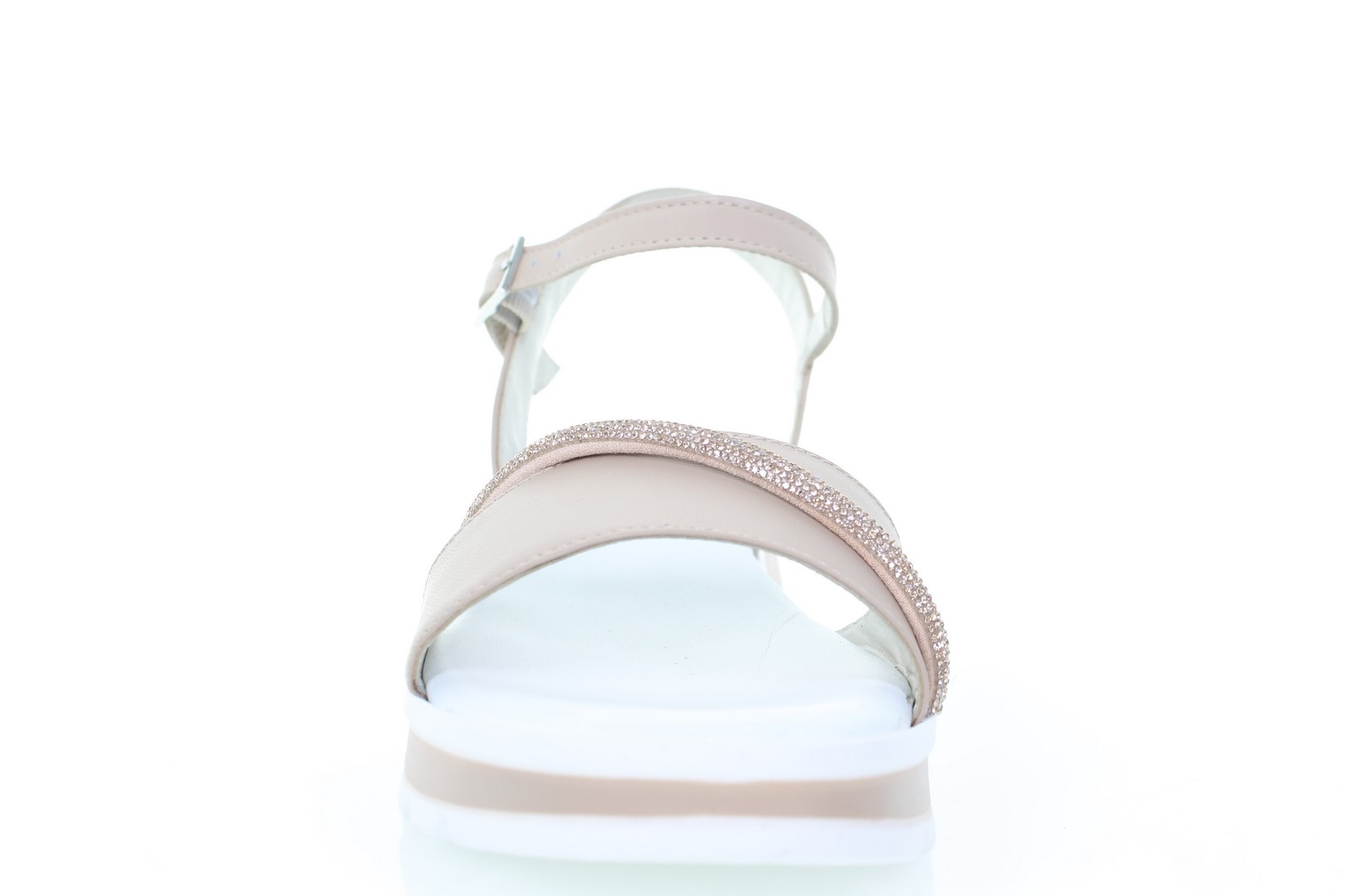 Soffice Sogno Sandalo in pelle con ornamento Outlet