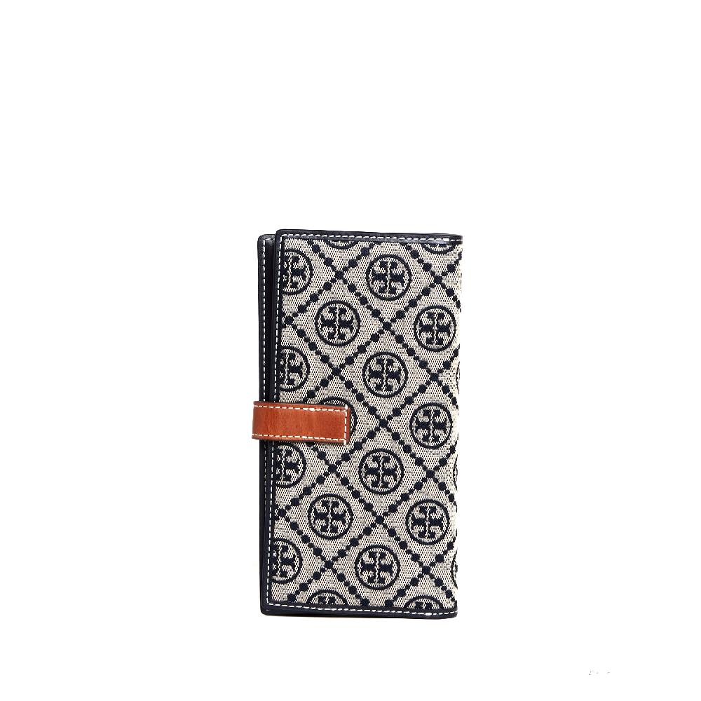 Sorelle Perego zip slim wallet tessuto logo blu I Più Venduti