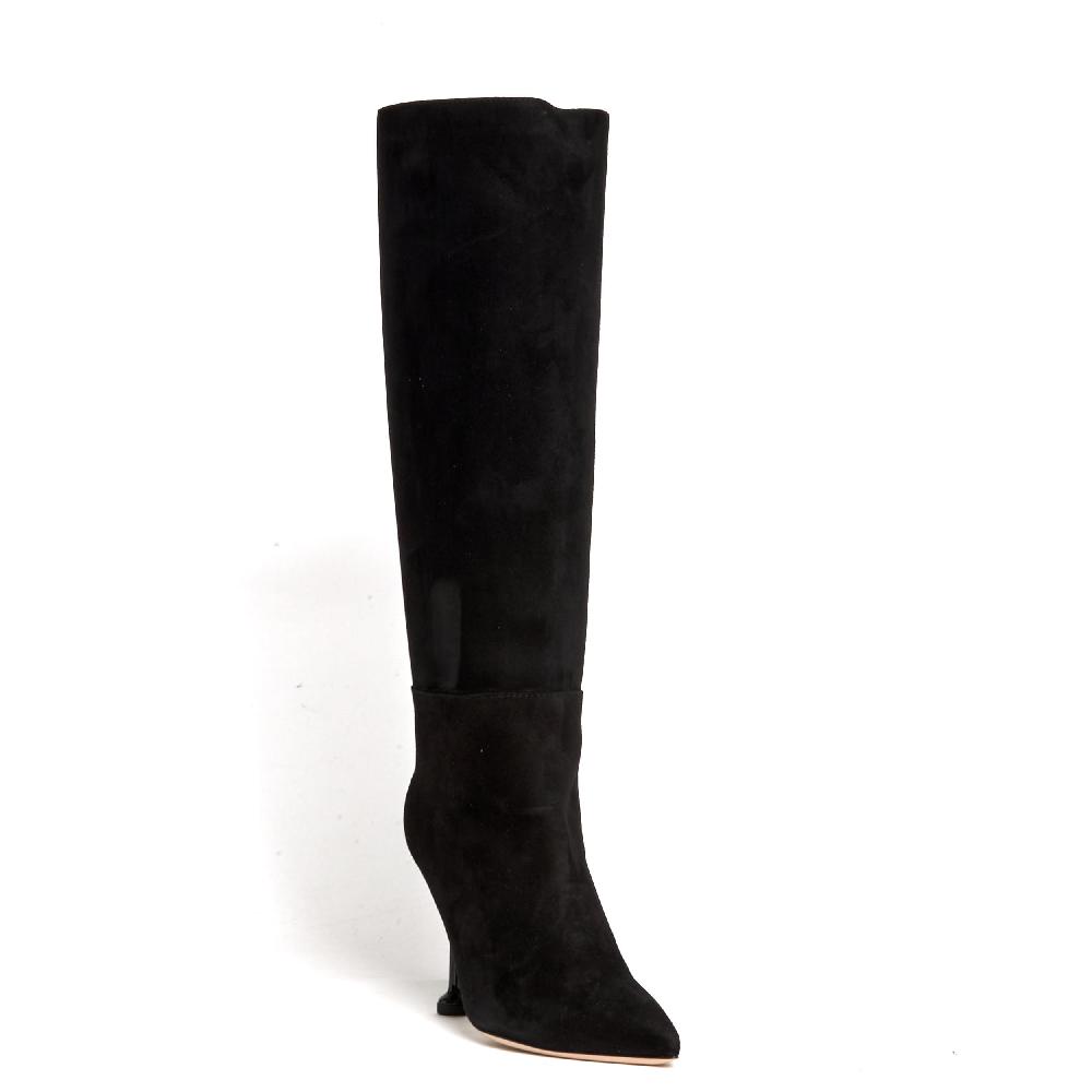 Sorelle Perego stivale in camoscio nero tacco 90 mm Negozio