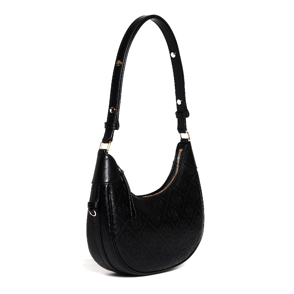 Sorelle Perego crescent bag tory burch black In Saldo