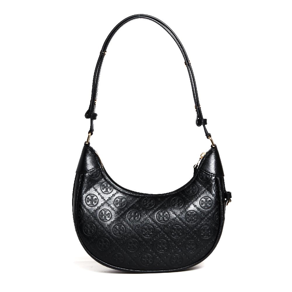 Sorelle Perego crescent bag tory burch black In Saldo
