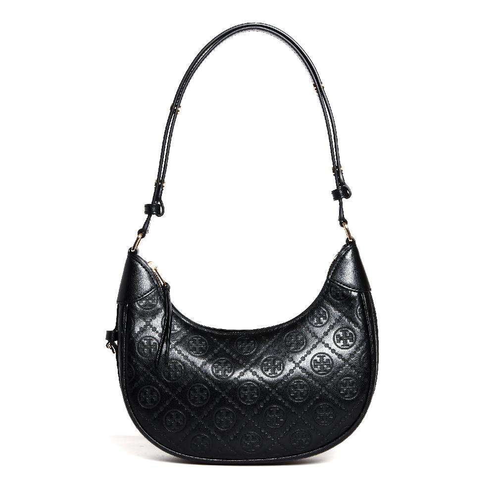 Sorelle Perego crescent bag tory burch black In Saldo