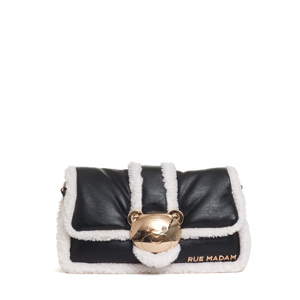 Sorelle Perego borsa orsetto ecomontone nero 2025