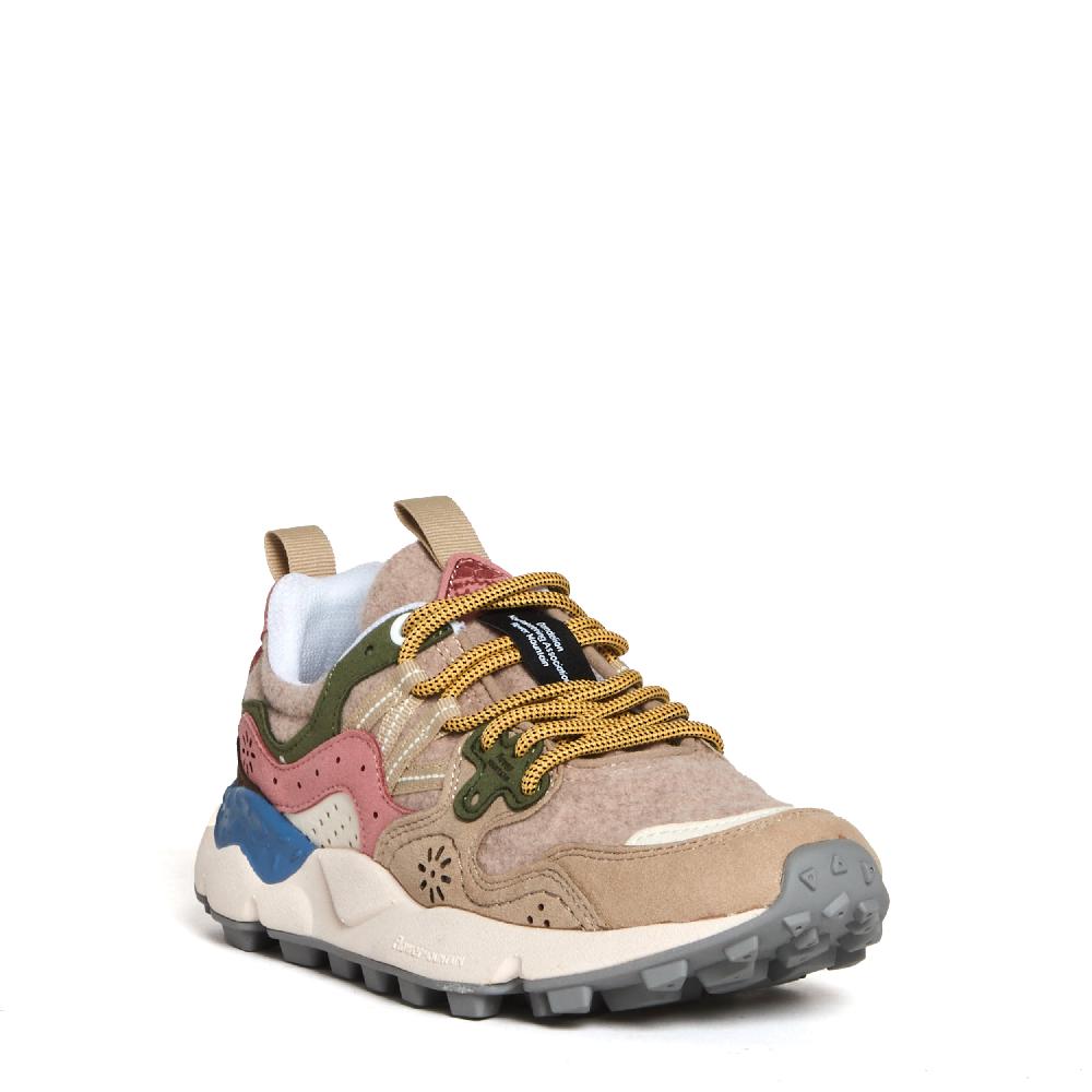 Sorelle Perego sneakers beige verde e rosa Vendita